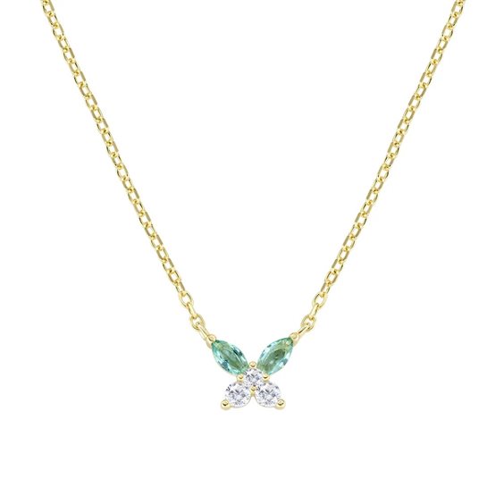 Collana Amen Donna Petali in Argento Zircone CLBUTGBVA - CLBUTGBVA